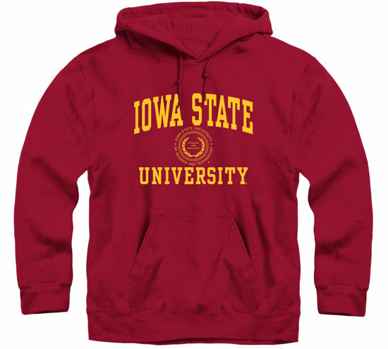 Picture of Barnesmith Iowa State University Cyclones Hooded Sweatshirt, Heritage, Cardinal, Small