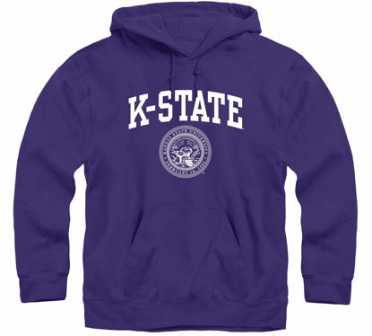 Picture of Barnesmith K-State University Wildcats Hooded Sweatshirt, Heritage, Purple, Large