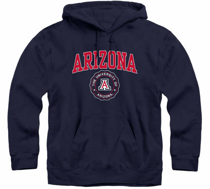 Picture of Barnesmith University of Arizona Wildcats Hooded Sweatshirt, Heritage, Navy, Large