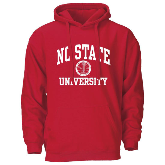 Picture of Barnesmith North Carolina State University NCSU, NC State Wolfpack Hooded Sweatshirt, Heritage, Red, Medium