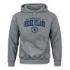 Picture of Barnesmith University of Rhode Island Rams Hooded Sweatshirt, Heritage, Charcoal Grey, X-Large