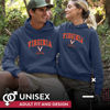 Picture of Campus Colors Adult Arch & Logo Soft Style Gameday Hooded Sweatshirt (Virginia Cavaliers - Blue, X-Large)