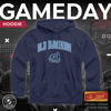 Picture of Campus Colors Adult Arch & Logo Soft Style Gameday Hooded Sweatshirt (Old Dominion Monarchs - Blue, Small)