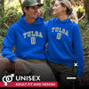 Picture of Campus Colors Adult Arch & Logo Soft Style Gameday Hooded Sweatshirt (Tulsa Golden Hurricane - Blue, Small)