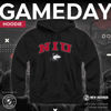 Picture of Campus Colors Adult Arch & Logo Soft Style Gameday Hooded Sweatshirt (Northern Illinois Huskies - Black, Medium)