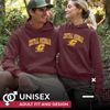 Picture of Campus Colors Adult Arch & Logo Soft Style Gameday Hooded Sweatshirt (Central Michigan Chippewas - Red, Medium)