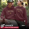 Picture of Campus Colors Adult Arch & Logo Soft Style Gameday Hooded Sweatshirt (Texas State Bobcats - Red, Small)