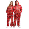 Picture of FOCO NFL Ugly Pattern One Piece Pajamas - M