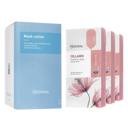 Picture of Mediheal Official [Korea's No 1 Sheet Mask] - Collagen Essential Lifting & Firming Mask (30 Count)