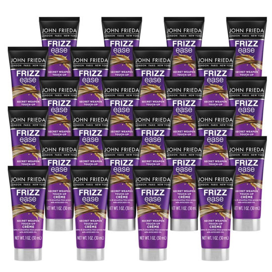 Picture of John Frieda Frizz Ease Secret Weapon Touch-Up Crème, Anti-Frizz Styling Cream, Helps to Calm and Smooth Frizz-prone Hair, 1 Oz Bottle (Pack of 24)