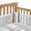 Picture of BreathableBaby Breathable Mesh Liner for Full-Size Cribs, Deluxe 4mm Mesh, White Mist (Size 4FS Covers 3 or 4 Sides)