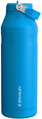 Picture of Stanley IceFlow Flip Straw 2.0 Water Bottle 50 OZ | Built-In Straw with Larger Opening | Lightweight & Leak-Resistant | Insulated Stainless Steel | BPA-Free | Azure