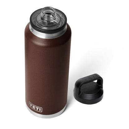 Picture of YETI Rambler 46 oz Bottle, Vacuum Insulated, Stainless Steel with Chug Cap,Wetlands Brown