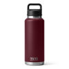 Picture of YETI Rambler 46 oz Bottle, Vacuum Insulated, Stainless Steel with Chug Cap,Wild Vine Red