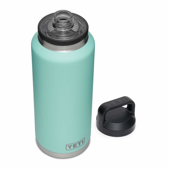 Picture of YETI Rambler 46 oz Bottle, Vacuum Insulated, Stainless Steel with Chug Cap, Seafoam