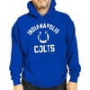 Picture of Team Fan Apparel NFL Adult Gameday Hooded Sweatshirt - Poly Fleece Cotton Blend - Stay Warm and Represent Your Team in Style (Indianapolis Colts - Blue, Adult Medium)