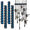 Picture of PLUSINNO 4 Pack Vertical Fishing Rod Rack, Wall Mounted Fishing Rod holder, 4 Packs Fishing Pole Holders Hold Up to 36 Rods or Combos, Fishing rod holders for garage, Fits Most Rods of Diameter 3-19mm