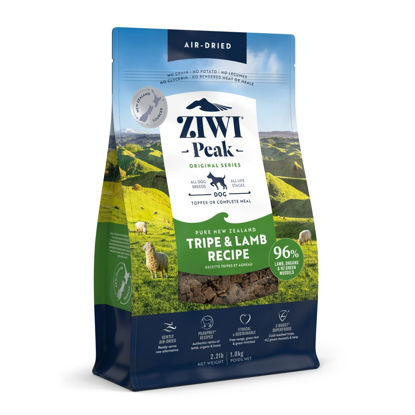 Picture of ZIWI Peak Air-Dried Dog Food - Tripe & Lamb - All Natural, High Protein, Grain Free, Limited Ingredient w/ Superfoods (35.2oz)