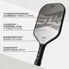 Picture of 2024 SLK Helix Pro Pickleball Paddle | Carbon Fiber & Fiberglass Hybrid Face | Thermoformed Carbon Fiber Core | Unmatched Control | Legend Gray