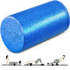 Picture of Yes4All High Density Foam Roller for Back, Variety of Sizes & Colors for Yoga, Pilates - Blue - 12 Inches