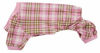 Picture of Pink Plaid Pet Dog Pajamas Shirts, Girth 22-26" Back Length 20" Large