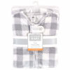 Picture of Hudson Baby Unisex Baby Plush Sleeping Bag, Sack, Blanket, Gray Plaid, 18-24 Months