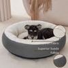 Picture of Love's cabin Round Donut Cat and Dog Cushion Bed, 20in Pet Bed for Cats or Small Dogs, Anti-Slip & Water-Resistant Bottom, Super Soft Durable Fabric Pet beds, Washable Luxury Cat & Dog Bed Dark Grey