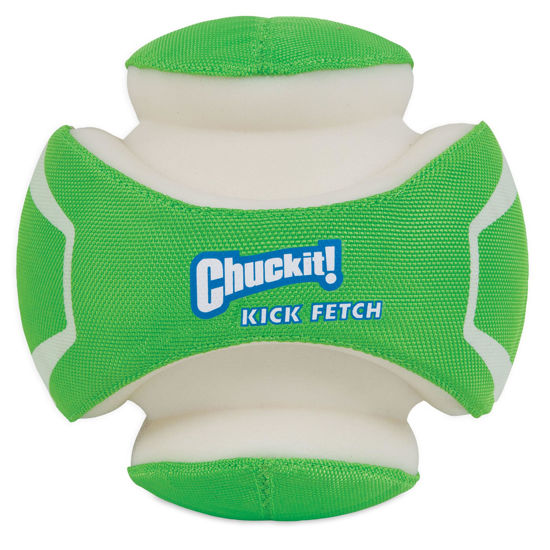 Picture of Chuckit! Kick Fetch Max Glow Ball, Large (8 Inch) Glow in the Dark Dog Toy