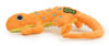 Picture of goDog Amphibianz Gecko Squeaky Plush Dog Toy, Chew Guard Technology - Orange, Large