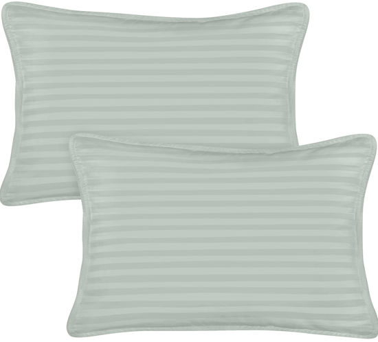 Picture of Utopia Bedding Toddler Pillow (Light Grey, 2 Pack) 13x18 Pillows for Sleeping, Soft and Breathable Cotton Blend Shell, Small Kids Pillow Perfect for Toddler Bed and Travel (Intended for Age 2 and up)