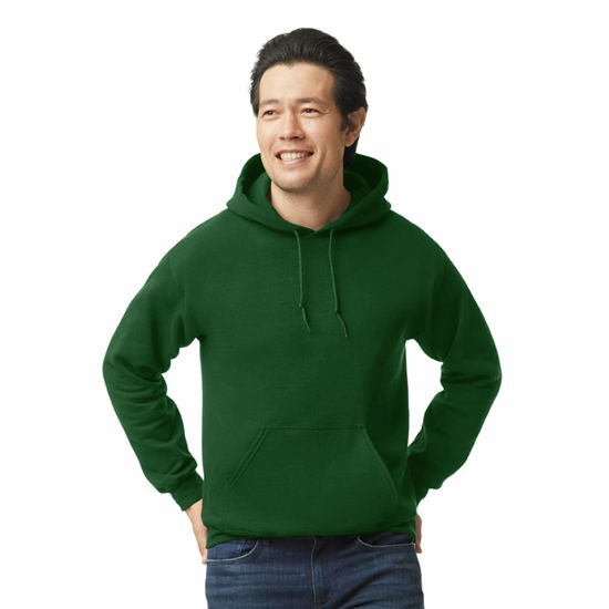 Picture of Gildan Adult Fleece Hoodie Sweatshirt, Style G18500, Multipack, Forest Green (1-Pack), Medium