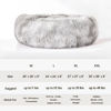 Picture of WESTERN HOME WH Calming Dog & Cat Bed, Anti-Anxiety Donut Cuddler Warming Cozy Soft Round Bed, Fluffy Faux Fur Plush Cushion Bed for Small Medium Dogs and Cats