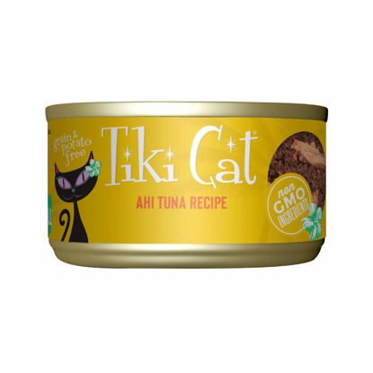 Picture of TIKI Cat Canned Food for Cats, Hawaii Grill Ahi Recipe (Pack of 12 2.8-Ounce Cans)