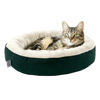 Picture of Love's cabin Round Donut Cat and Dog Cushion Bed, 20in Pet Bed for Cats or Small Dogs, Anti-Slip & Water-Resistant Bottom, Super Soft Durable Fabric Pet Beds, Washable Luxury Cat & Dog Bed Green