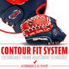 Picture of Franklin Sports Baseball and Softball Glove - Field Master - Baseball and Softball Mitt , Red, White, Blue, 12.0"