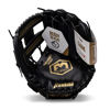 Picture of Franklin Sports Baseball and Softball Glove - Field Master - Baseball and Softball Mitt, Black/Gold, 11"