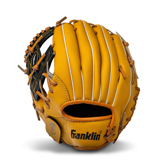 Picture of Franklin Sports Baseball and Softball Glove - Field Master - Baseball and Softball Mitt , Tan , 11"