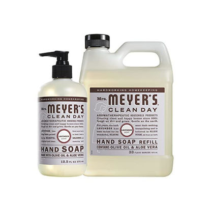 Picture of MRS. MEYER'S CLEAN DAY Hand Soap, Refill Variety Pack Soaps Made to Clean and Freshen Hands