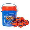 Picture of Chuckit Ultra Ball Dog Toy, Medium (2.5" Diameter), Pack of 8 with Chuckit Cleaning Bucket