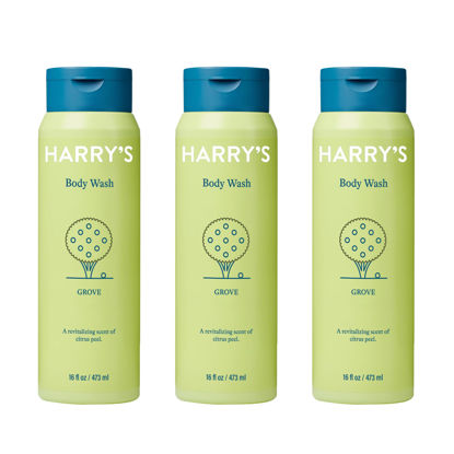 Picture of Harry's Men's Body Wash Shower Gel - Grove, 16 Fl Oz (Pack of 3)