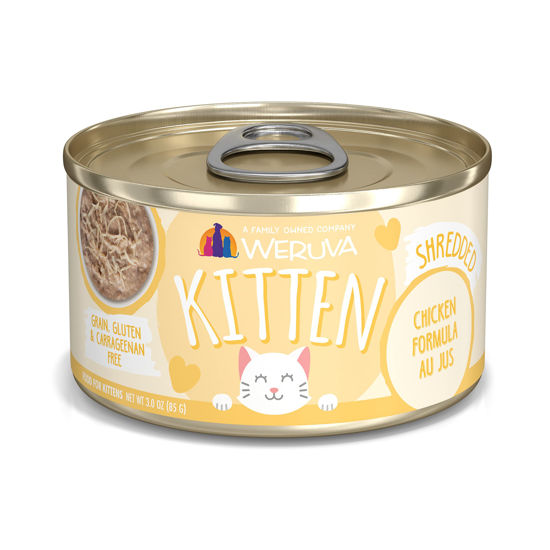 Picture of Weruva Kitten, Chicken Formula Au Jus, 3oz Can (Pack of 12)