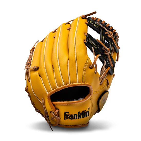 Picture of Franklin Sports Baseball and Softball Glove - Field Master - Baseball and Softball Mitt Tan, 11"