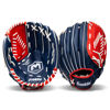 Picture of Franklin Sports Baseball and Softball Glove - Field Master - Baseball and Softball Mitt , Red, White, Blue , 13.0"