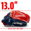 Picture of Franklin Sports Baseball and Softball Glove - Field Master - Baseball and Softball Mitt , Red, White, Blue , 13.0"