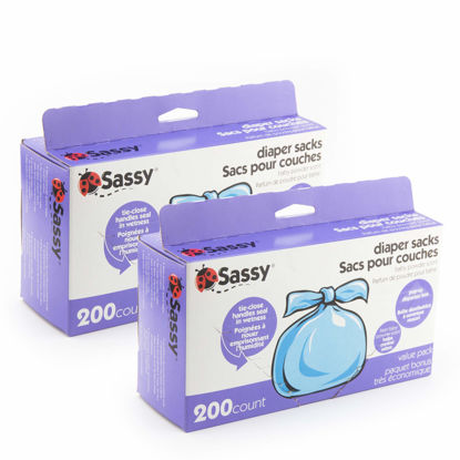 Picture of Sassy Disposable Diaper Sacks, 200 Count (Pack of 2)