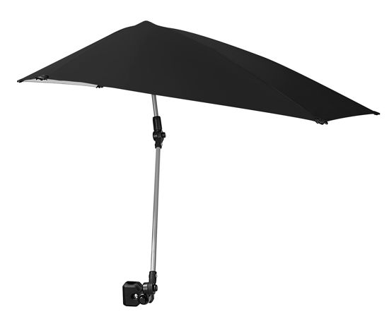 Picture of Sport-Brella Versa-Brella SPF 50+ Adjustable Umbrella with Universal Clamp, Black