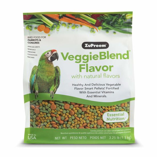 Picture of ZuPreem 230361 Veggieblend Caged Medium And Large Bird Food, 3.25-Pound