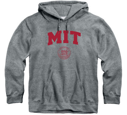 Picture of Barnesmith MIT Engineers Hooded Sweatshirt, Heritage, Charcoal Grey, XX-Large