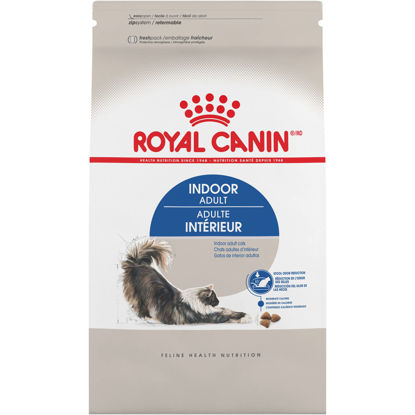 Picture of Royal Canin Feline Health Nutrition Dry Indoor Cat Food, Supports Healthy Weight, Digestive Health and Hairball Management, 3 lb Bag