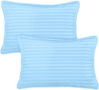 Picture of Utopia Bedding Toddler Pillow (Light Blue, 2 Pack) 13x18 Pillows for Sleeping, Soft and Breathable Cotton Blend Shell, Small Kids Pillow Perfect for Toddler Bed and Travel (Intended for Age 2 and up)